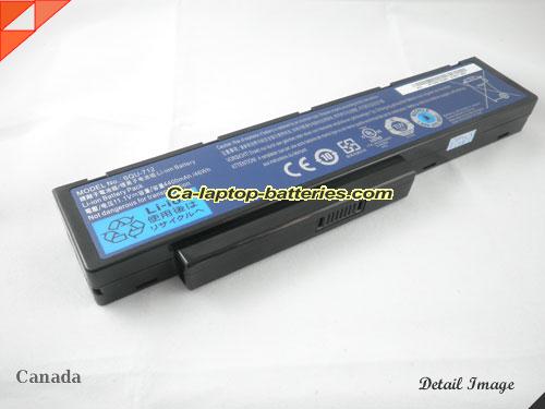  image 1 of Replacement GATEWAY SQU-712 Laptop Computer Battery 9134T3120F Li-ion 4400mAh Black In Canada