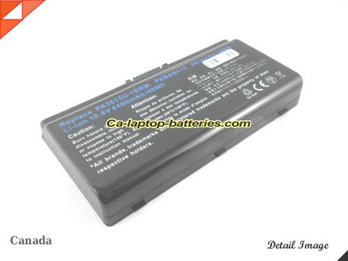  image 1 of Replacement TOSHIBA PABAS115 Laptop Computer Battery PA3615U-1BAS Li-ion 4400mAh Black In Canada