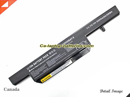  image 1 of Genuine CLEVO 6-87-C480S-4P41 Laptop Computer Battery 6-87-C480S-4P43 Li-ion 5200mAh, 58Wh  In Canada