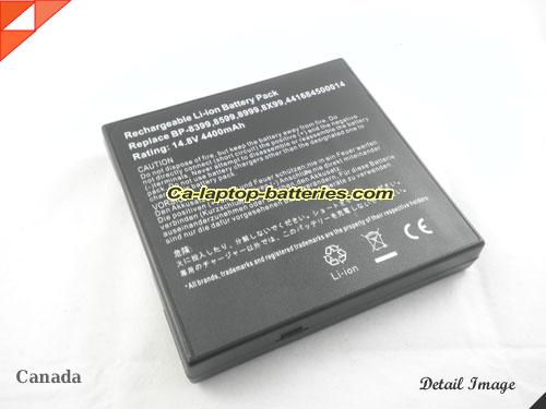  image 1 of Replacement MITAC BL-4240G131/P Laptop Computer Battery 441684400001 Li-ion 4400mAh Black In Canada