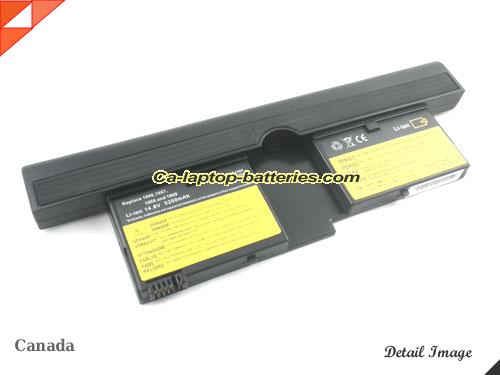  image 1 of Replacement IBM 73P5167 Laptop Computer Battery 73P5168 Li-ion 4300mAh Black In Canada