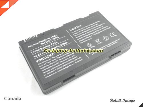  image 1 of Replacement TOSHIBA PA3421U-1BRS Laptop Computer Battery PA3395U-1BAS Li-ion 4400mAh Black In Canada