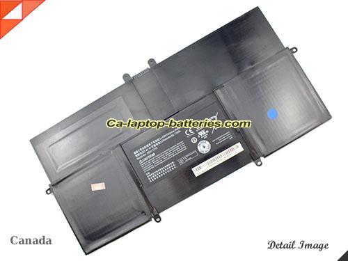  image 1 of Genuine HASEE SQU1210 Laptop Computer Battery SQU-1210 Li-ion 12450mAh, 92.13Wh Black In Canada