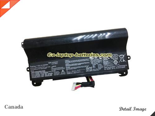  image 1 of Genuine ASUS A42N1520 Laptop Computer Battery 4ICR19/662 Li-ion 5800mAh, 90Wh Black In Canada