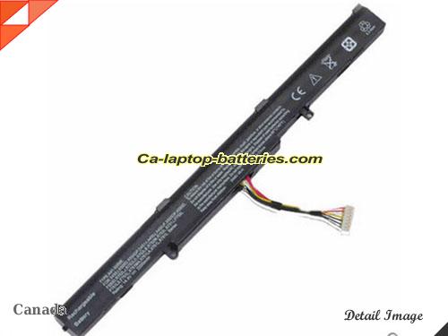  image 1 of Replacement ASUS A41X550E Laptop Computer Battery A41-X550E Li-ion 2200mAh Black In Canada