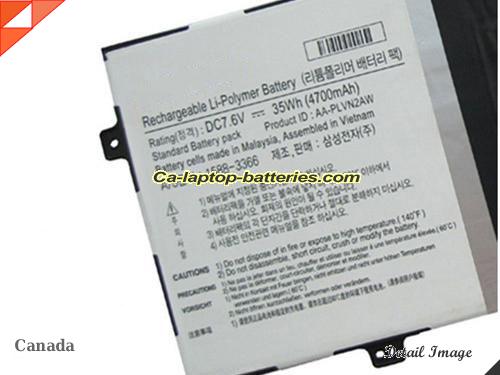 image 2 of Genuine SAMSUNG AAPLVN2AW Laptop Computer Battery AA-PLVN2AW Li-ion 4700mAh, 35Wh White In Canada