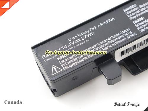  image 2 of Genuine ASUS A41-X550A Laptop Computer Battery A41X550A Li-ion 37Wh Black In Canada