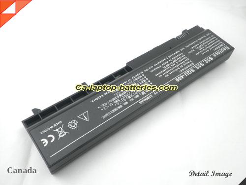  image 2 of Replacement BENQ 7028030000 Laptop Computer Battery 23.20092.01 Li-ion 4400mAh Black In Canada
