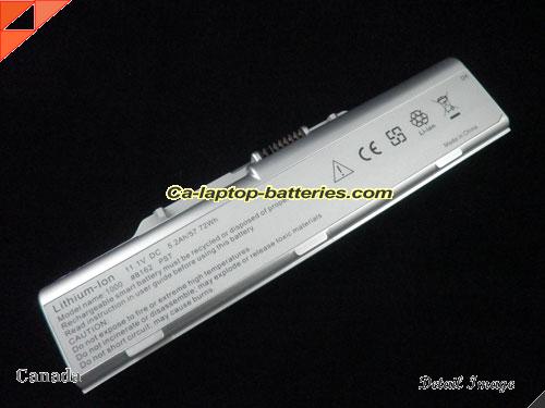  image 2 of Replacement AVERATEC SA20070-01-1020 Laptop Computer Battery 23+050641+10 Li-ion 4400mAh Silver In Canada