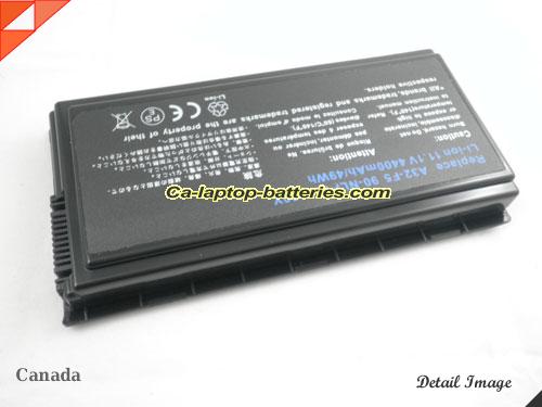  image 2 of Replacement ASUS 70-NLF1B2000Z Laptop Computer Battery BATAS2000 Li-ion 5200mAh Black In Canada