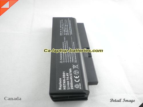  image 4 of Replacement HP HSTNN-XB92 Laptop Computer Battery 579320-001 Li-ion 2600mAh Black In Canada