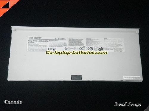  image 4 of Genuine MSI NBPC623A Laptop Computer Battery BTY-M69 Li-ion 5400mAh Gray In Canada