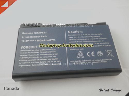  image 5 of Replacement ACER LIP6232CPC Laptop Computer Battery GRAPE32 Li-ion 5200mAh Black In Canada