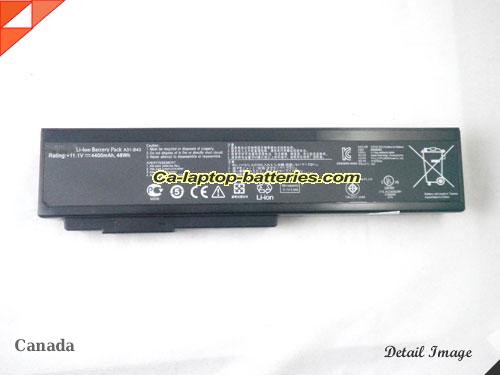  image 5 of Genuine ASUS A31-B43 Laptop Computer Battery A32-B43 Li-ion 4400mAh Black In Canada