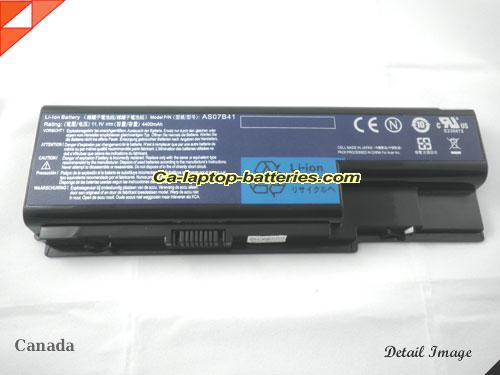  image 5 of Genuine ACER AS07B51 Laptop Computer Battery LC.BTP00.014 Li-ion 4400mAh Black In Canada