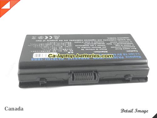  image 5 of Replacement TOSHIBA PABAS115 Laptop Computer Battery PA3615U-1BAS Li-ion 4400mAh Black In Canada
