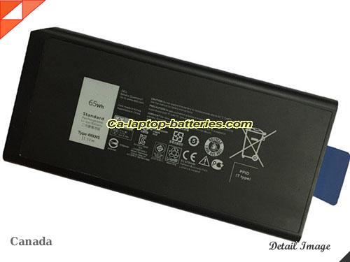  image 5 of Genuine DELL 45112188 Laptop Computer Battery XRJDF Li-ion 5700mAh, 65Wh Black In Canada