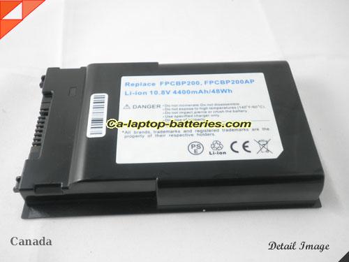  image 5 of Replacement FUJITSU FPCBP200 Laptop Computer Battery FPCBP200AP Li-ion 4400mAh Black In Canada
