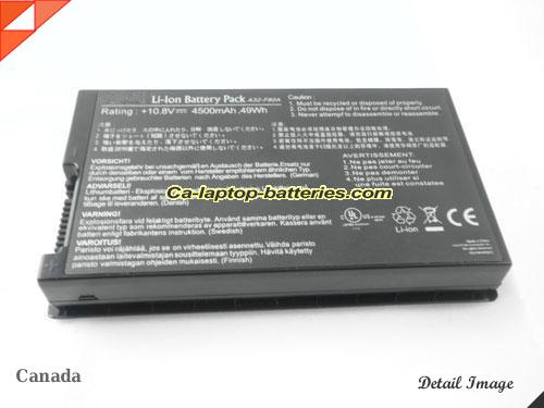  image 5 of Genuine ASUS A32-F80H Laptop Computer Battery F80Q-a1 Li-ion 4400mAh, 49Wh Black In Canada