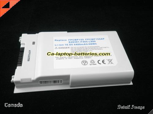  image 5 of Replacement FUJITSU S26391-F405-L600 Laptop Computer Battery FPCBP155 Li-ion 4400mAh White In Canada