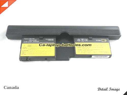  image 5 of Replacement IBM 73P5167 Laptop Computer Battery 73P5168 Li-ion 4300mAh Black In Canada