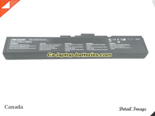  image 5 of Replacement MSI MS 1029 Laptop Computer Battery MS1032 Li-ion 4400mAh Black In Canada
