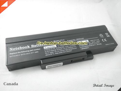  image 5 of Replacement COMPAL BATHL90L9 Laptop Computer Battery BATEL90L9 Li-ion 6600mAh Black In Canada