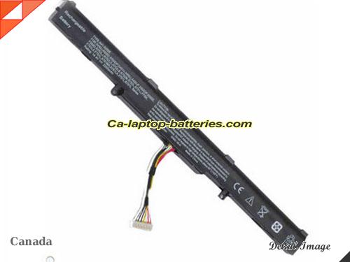  image 5 of Replacement ASUS A41X550E Laptop Computer Battery A41-X550E Li-ion 2200mAh Black In Canada
